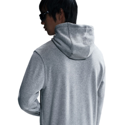 NIKE Club FT Font Hoodie Herren 063 - dk grey heather/lt smoke grey/black 3XL