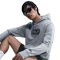NIKE Club FT Font Hoodie Herren 063 - dk grey heather/lt smoke grey/black 3XL