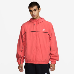NIKE Club Kapuzenjacke Herren 814 - magic ember/university red/black/white M