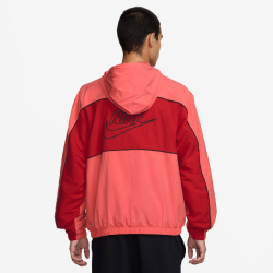 NIKE Club Kapuzenjacke Herren 814 - magic ember/university red/black/white M