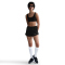 NIKE Sportswear Windrunner Mid-Waist Shorts Damen 010 - black/white XS
