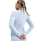 NIKE Sportswear Chill Rib Knitjacke Damen 423 - blue tint/blue tint XS