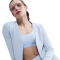NIKE Sportswear Chill Rib Knitjacke Damen 423 - blue tint/blue tint XS