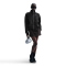 NIKE Sportswear Windrunner Trainingsjacke Damen 010 - black/white XS