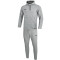 JAKO Premium Basics Jogginganzug mit Kapuze grau meliert M