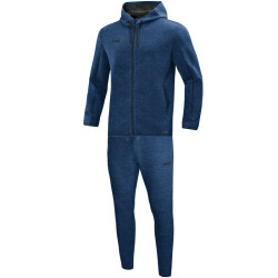 JAKO Premium Basics Jogginganzug mit Kapuze marine meliert L