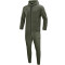 JAKO Premium Basics Jogginganzug mit Kapuze khaki meliert 44 (Damen)
