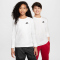 NIKE Sportswear Langarmshirt Kinder 100 - white/black S (128-137 cm)