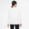 NIKE Sportswear Langarmshirt Kinder 100 - white/black S (128-137 cm)