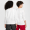 NIKE Sportswear Langarmshirt Kinder 100 - white/black S (128-137 cm)
