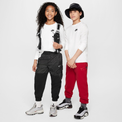 NIKE Sportswear Langarmshirt Kinder 100 - white/black XL (158-170 cm)