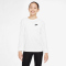 NIKE Sportswear Langarmshirt Kinder 100 - white/black XL (158-170 cm)