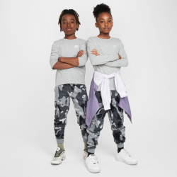 NIKE Sportswear Langarmshirt Kinder 063 - dk grey heather XL (158-170 cm)