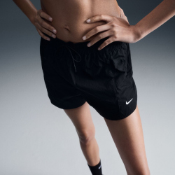 NIKE Windrunner Mid-Waist Shorts Damen 010 - black/white S