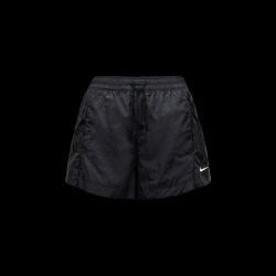 NIKE Windrunner Mid-Waist Shorts Damen 010 - black/white S