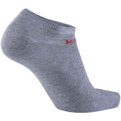 3er Pack REPLAY Inliner Basic Sneakersocken mit Banderole grey mel./logo ass c 39-42