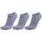 3er Pack REPLAY Inliner Basic Sneakersocken mit Banderole grey mel./logo ass c 39-42