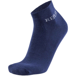 3er Pack REPLAY Low Cut Basic Ankle Socken mit Banderole dark blue/grey 39-42