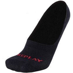 3er Pack REPLAY Invisible Basic Socken black/logo ass colou 43-46