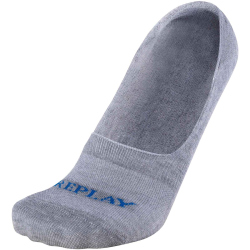 3er Pack REPLAY Invisible Basic Socken grey mel./logo ass...