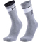 2er Pack REPLAY Tennissocken Vertikal Logo Banderole grey melange/black 39-42