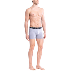 2er Pack REPLAY Basic Boxershorts Herren white/grey melange S