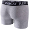 2er Pack REPLAY Basic Boxershorts Herren white/grey melange S