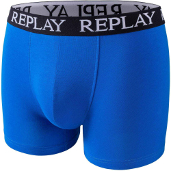 2er Pack REPLAY Basic Boxershorts Herren turquoise/black S
