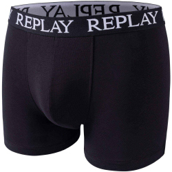 2er Pack REPLAY Basic Boxershorts Herren lime green/black S