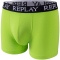 2er Pack REPLAY Basic Boxershorts Herren lime green/black S