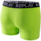 2er Pack REPLAY Basic Boxershorts Herren lime green/black S