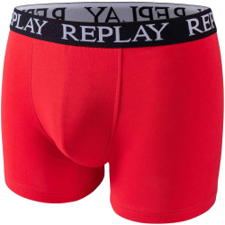 2er Pack REPLAY Basic Boxershorts Herren red/black M