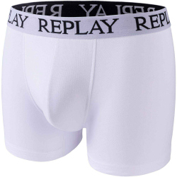 2er Pack REPLAY Basic Boxershorts Herren white/black S