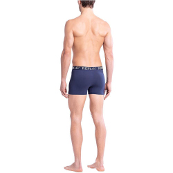2er Pack REPLAY Basic Boxershorts Herren white/indigo S
