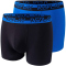 2er Pack REPLAY Boxershorts Style 02 Herren black/turquoise S