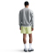 NIKE Club Crew Fleece-Sweatshirt Herren 063 - dk grey heather/white M