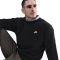 NIKE Club Crew Fleece-Sweatshirt Herren 010 - black/white S