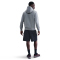 NIKE Club Fleece Hoodie Herren 063 - dk grey heather/lt smoke grey/white L