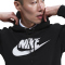 NIKE Club Fleece Hoodie Herren 010 - black/black/white L