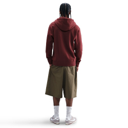 NIKE Club Fleece-Kapuzenjacke Herren 619 - dark team red/dark team red/white XL