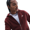 NIKE Club Fleece-Kapuzenjacke Herren 619 - dark team red/dark team red/white XL