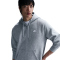 NIKE Club Fleece-Kapuzenjacke Herren 063 - dk grey heather/lt smoke grey/white S
