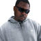NIKE Club Fleece-Kapuzenjacke Herren 063 - dk grey heather/lt smoke grey/white S