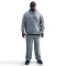 NIKE Club Fleece-Kapuzenjacke Herren 063 - dk grey heather/lt smoke grey/white S