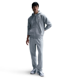 NIKE Club Fleece-Kapuzenjacke Herren 063 - dk grey heather/lt smoke grey/white XL
