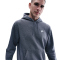 NIKE Club Fleece-Hoodie Herren 071 - charcoal heathr/iron grey/white S