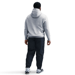 NIKE Club Fleece-Hoodie Herren 063 - dk grey heather/lt smoke grey/white S