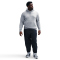 NIKE Club Fleece-Hoodie Herren 063 - dk grey heather/lt smoke grey/white S
