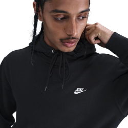 NIKE Club Fleece-Hoodie Herren 010 - black/black/white S