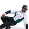 NIKE Club Fleece Jogginghose Herren 010 - black/black/white S